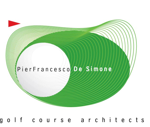Pierfrancesco De Simone Golf Course Design Logo